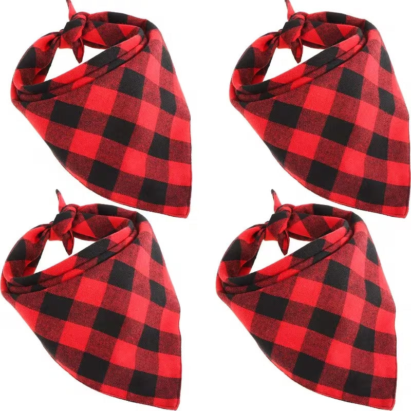 Red Buffalo Plaid Pet Bandana