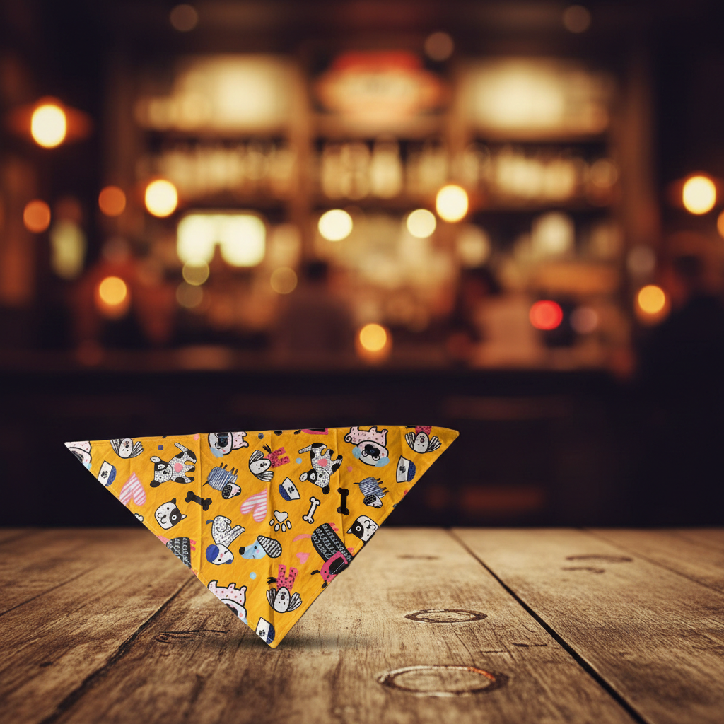 Dog Bandana - Medium Size 100% Cotton