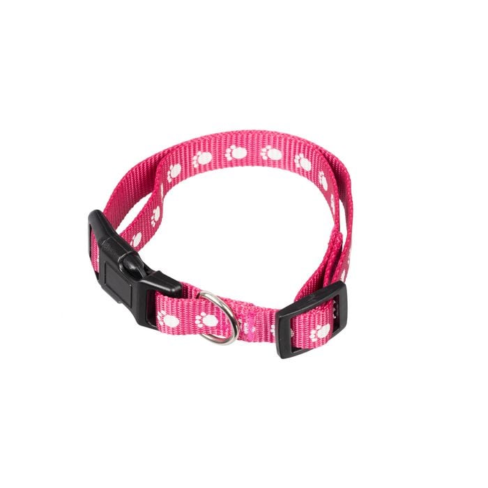 Happy Tails Medium Paw Print Dog Collar