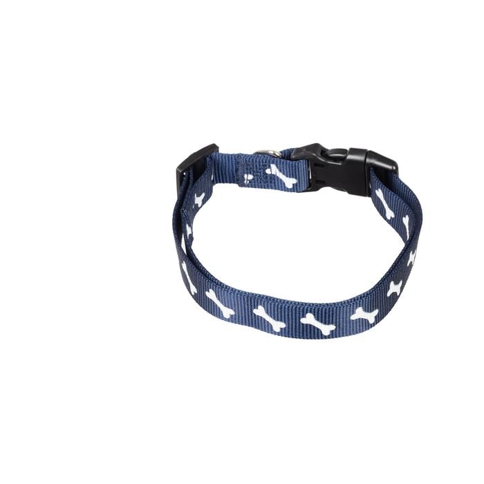 Happy Tails Large Bone Print Dog Collar