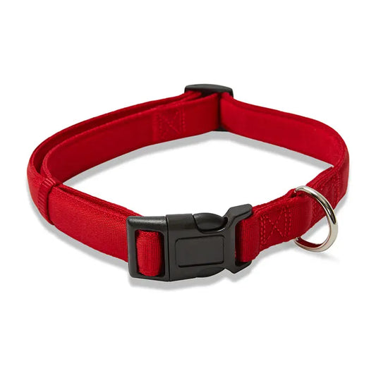 Comfort Adjustable Dog Collar Red