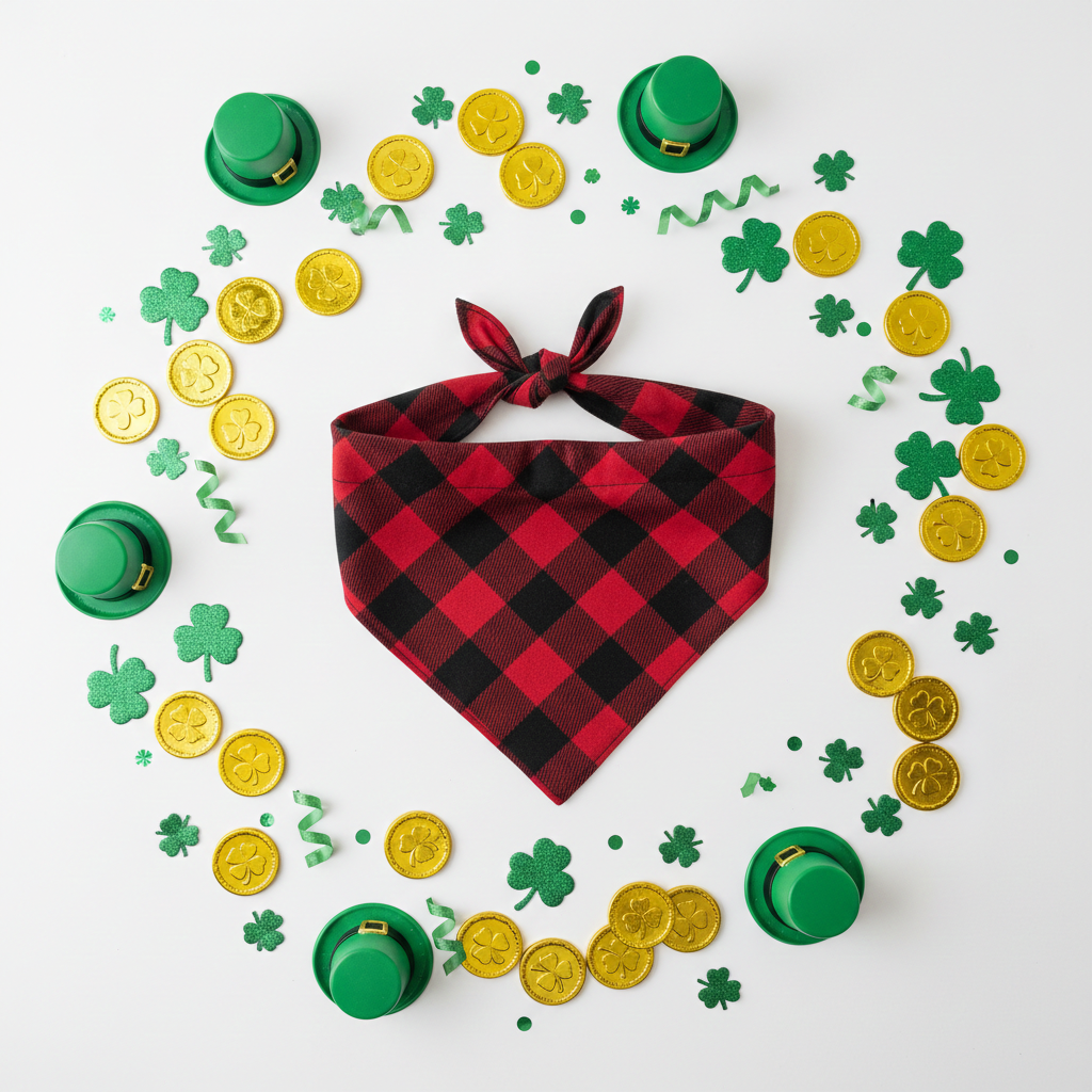 Red Buffalo Plaid Pet Bandana