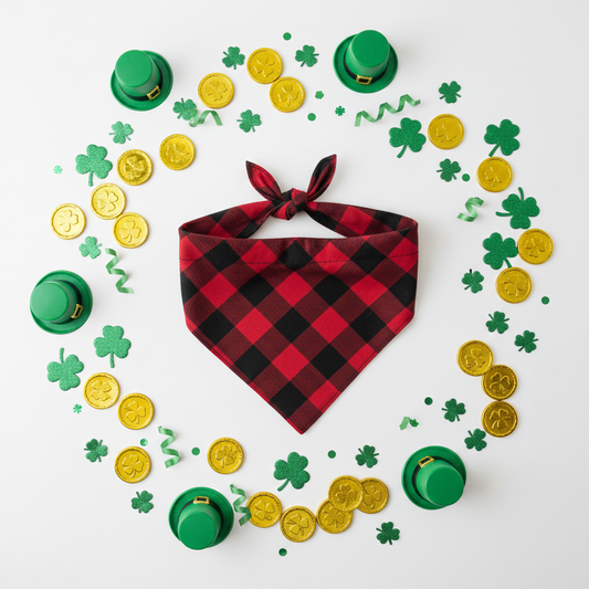 Red Buffalo Plaid Pet Bandana