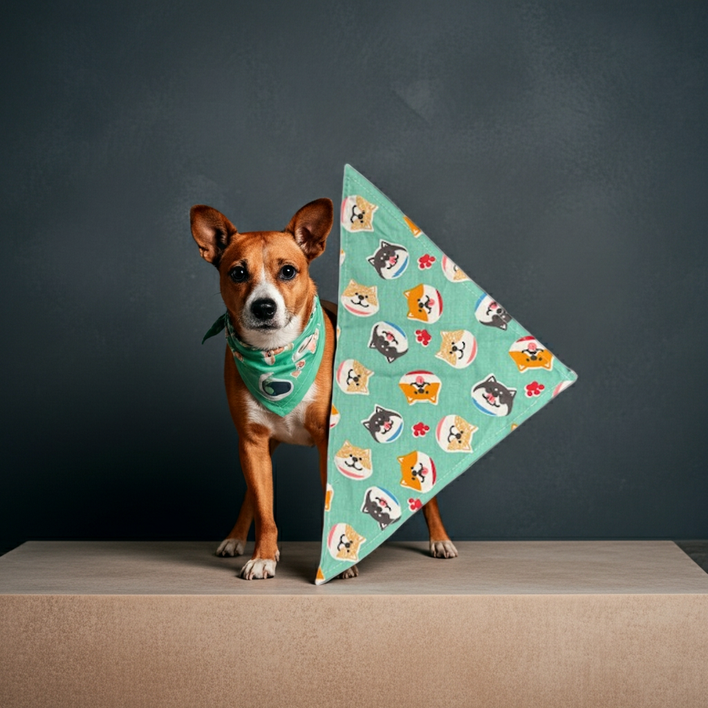 Dog Bandana - Small 100%cotton